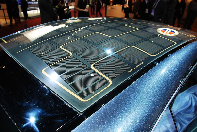 Illustration for article titled Saw a Fisker Karma today...